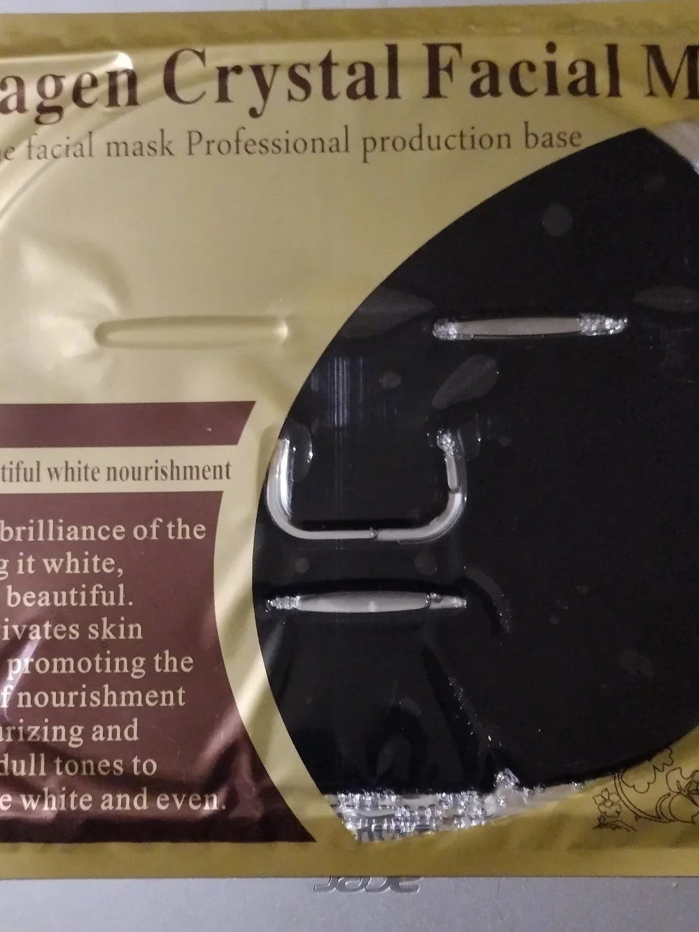 5 Collagen Crystal Facial Masks - Black Sheet Lot